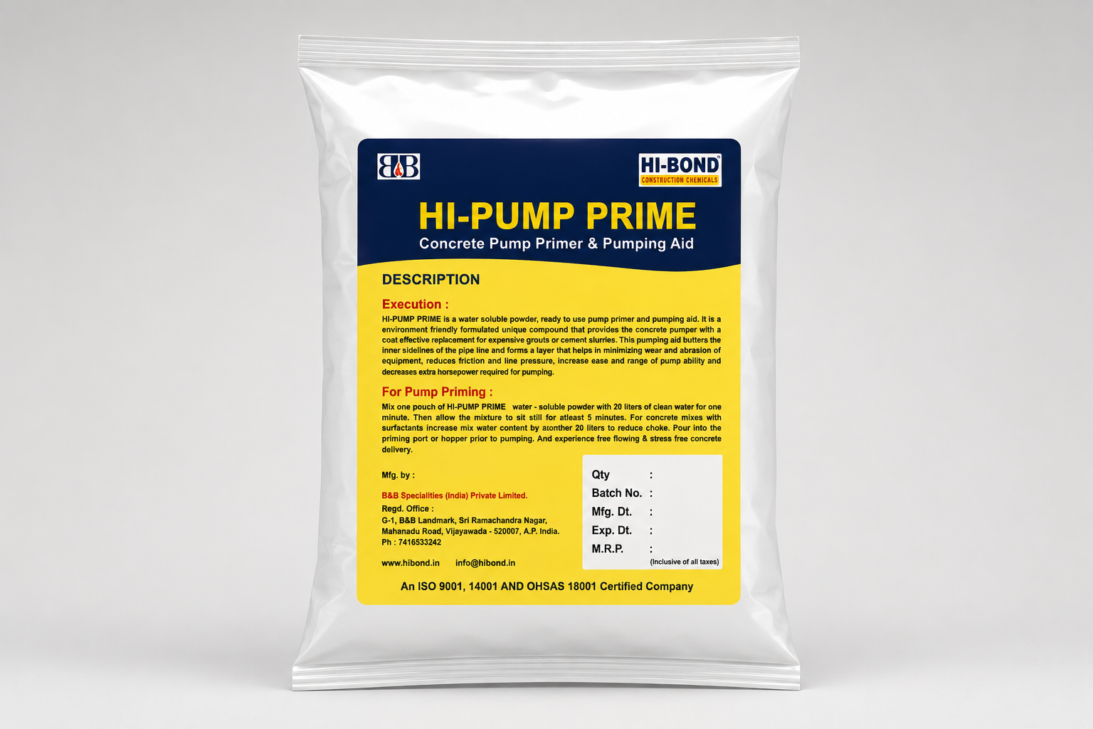HI-PUMP PRIME